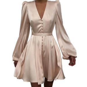 NWT CBR Blush Pink Longsleeve Dress S